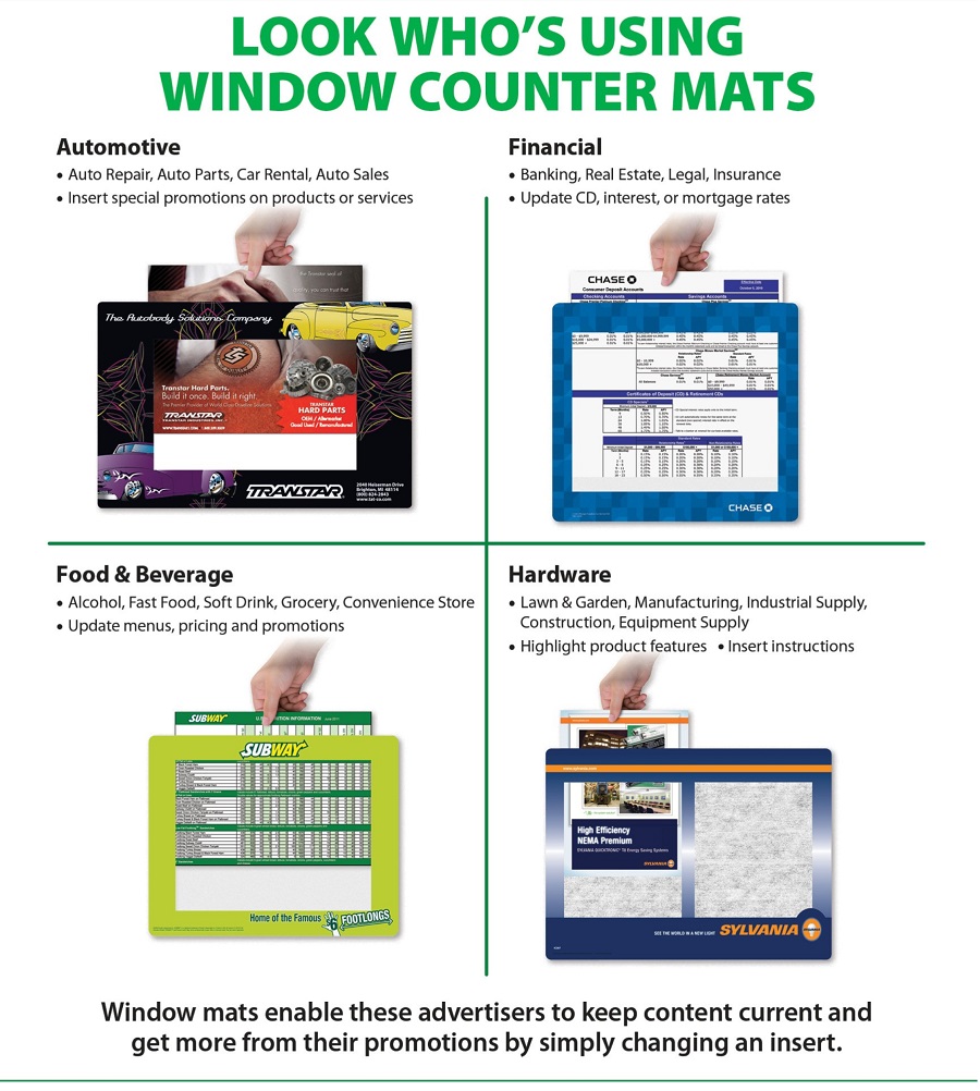 Window Counter Mat